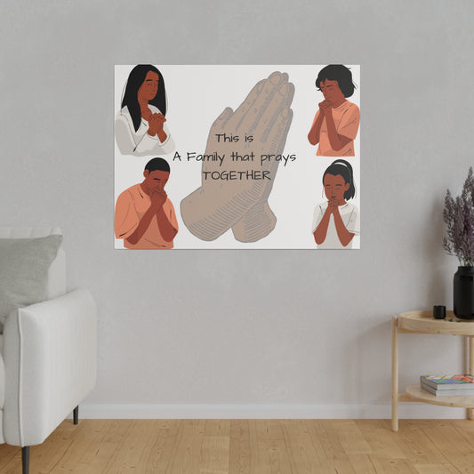 A Family that Prays Wall Decor