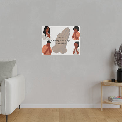 A Family that Prays Wall Decor