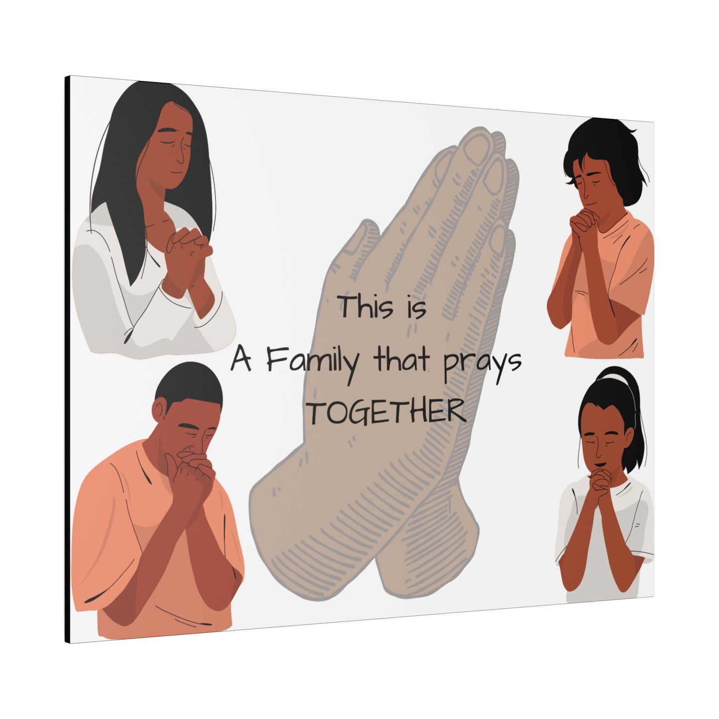 A Family that Prays Wall Decor